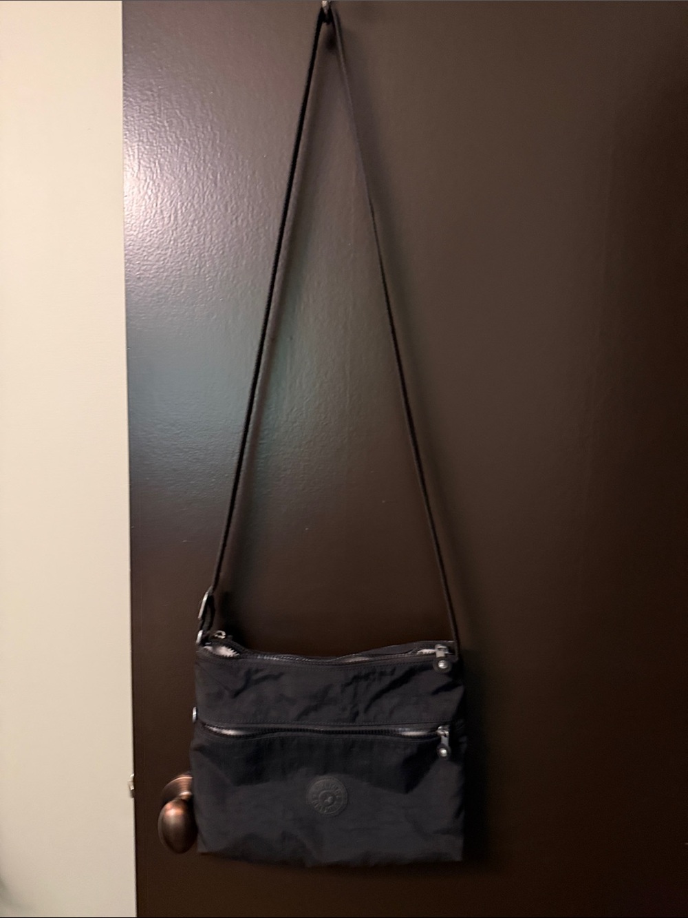 Kipling Black Compact Crossbody Bag